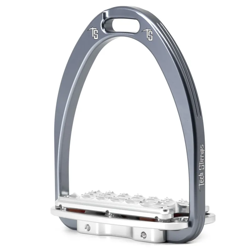 Tech Siena Plus Stirrups - Titanium/Titanium