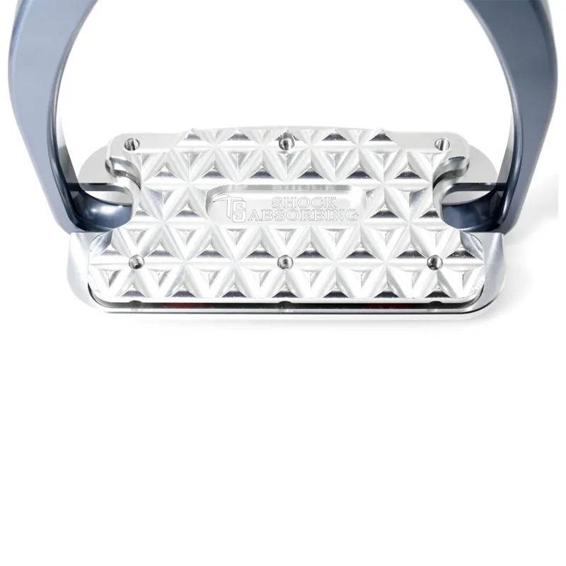 Tech Siena Plus Stirrups - Titanium/Titanium-1