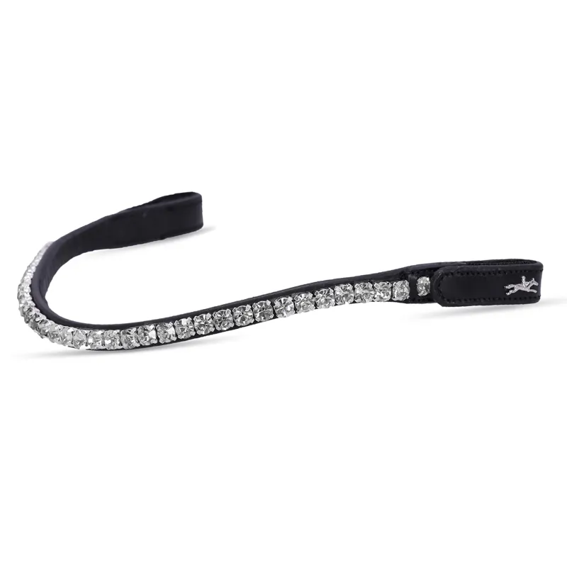 Schockemohle Siena Browband - Black/Crystal
