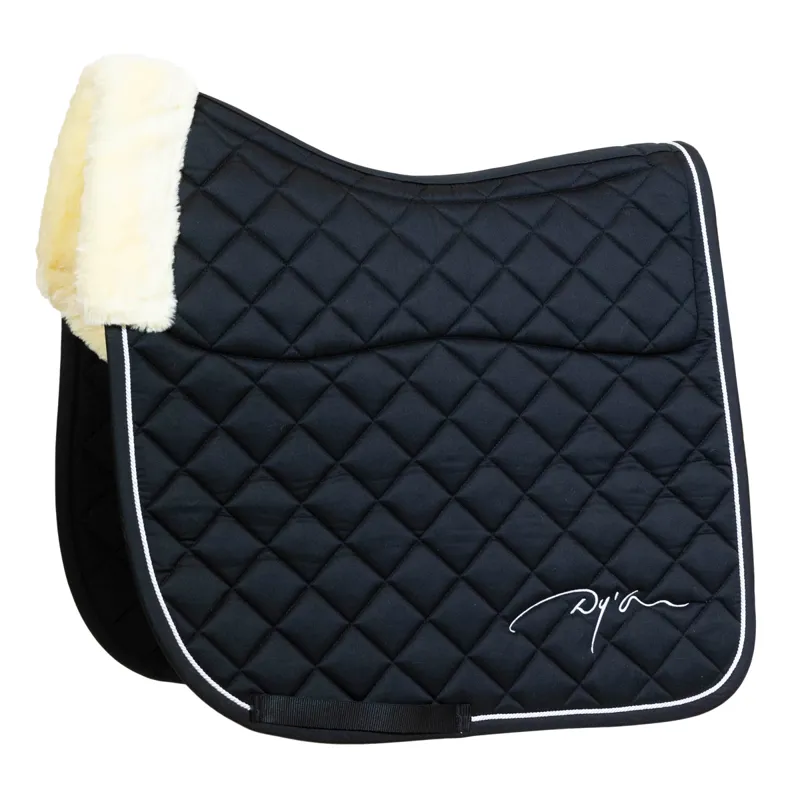 Dy'on Skin-Friendly Dressage Saddlecloth - Black