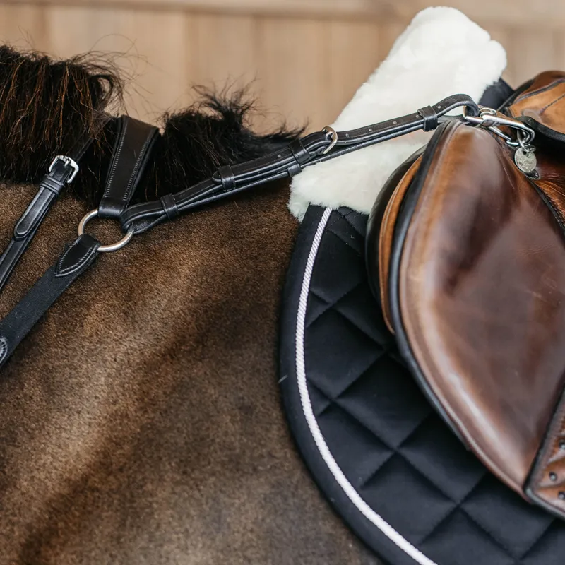 Dy'on Skin-Friendly Jumping Saddlecloth - Black-4