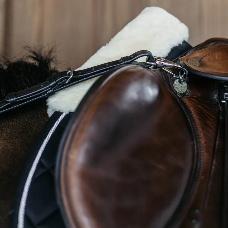 Dy'on Skin-Friendly Jumping Saddlecloth - Black-1