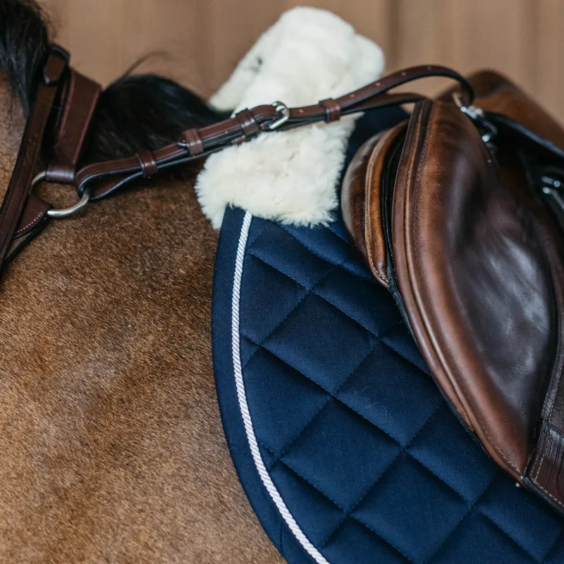 Dy'on Skin-Friendly Jumping Saddlecloth - Navy-3