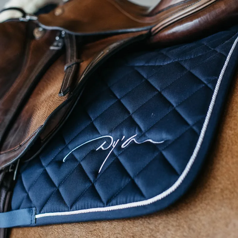 Dy'on Skin-Friendly Jumping Saddlecloth - Navy-1