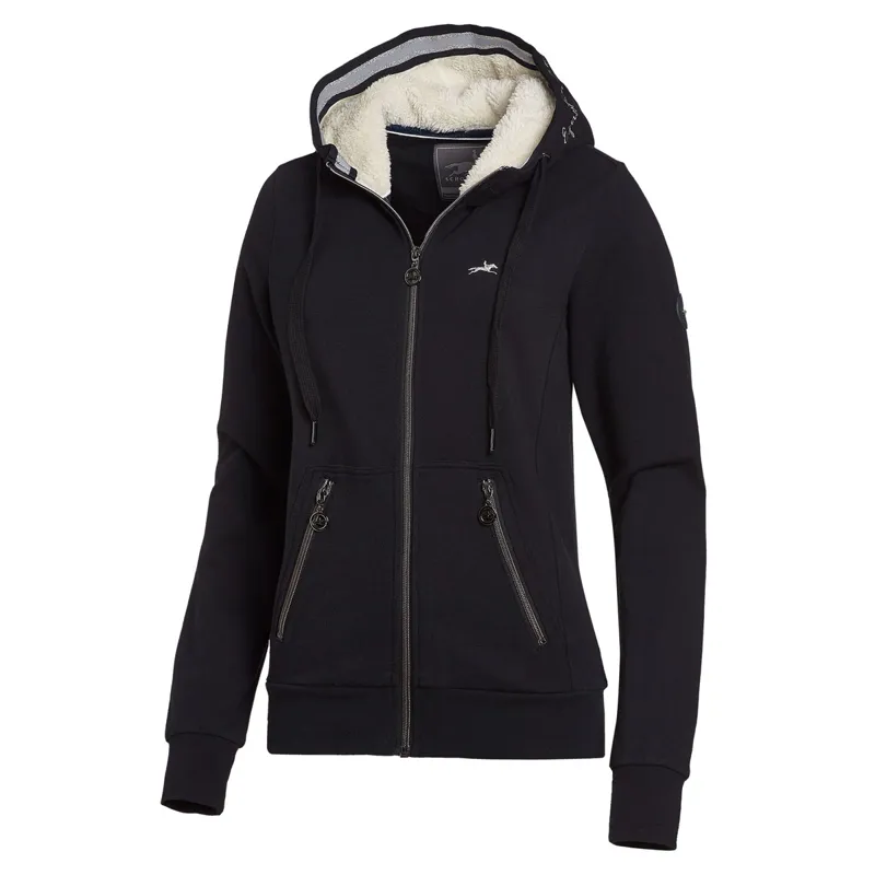 navy zipped hoodie ladies