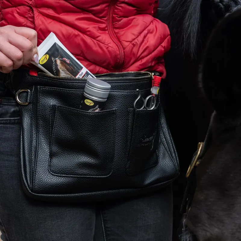 Smart Grooming Leather Ultimate Plaiting Apron - Black