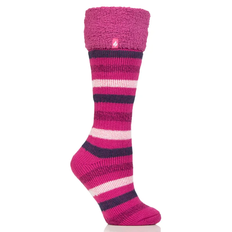 Sockshop Heat Holders Hellebore Ladies Thermal Socks - Fuchsia