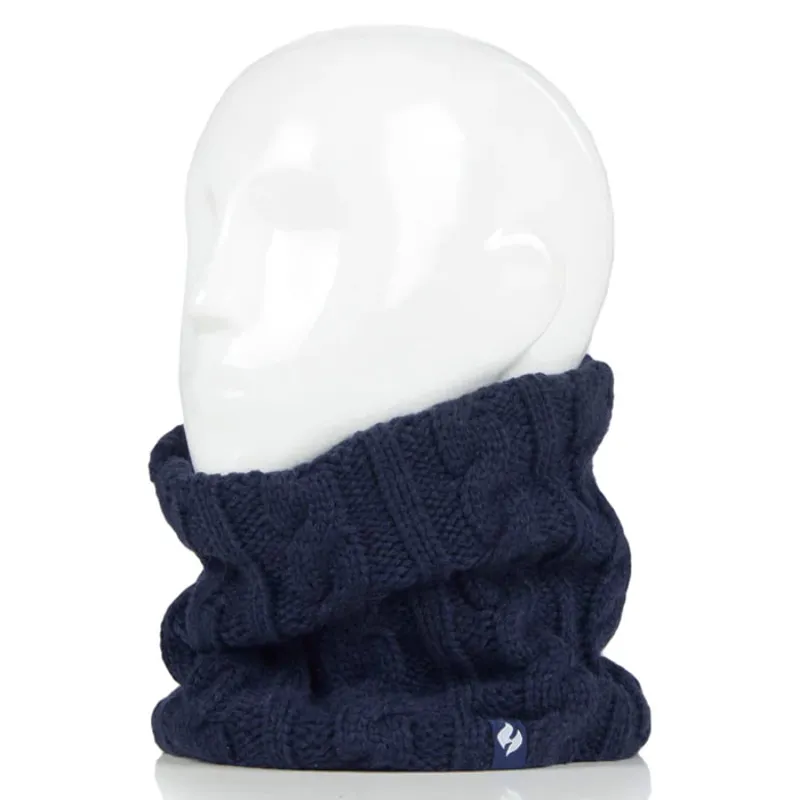 Sockshop Heat Holders Marlow Neck Warmer - Navy