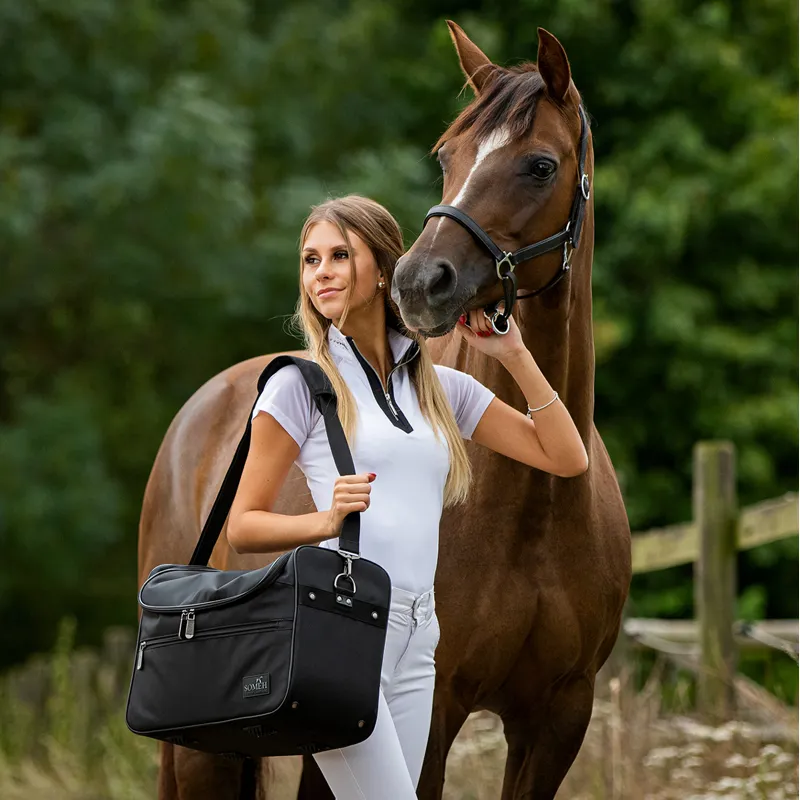 Someh Classic Grooming Bag - Black-5