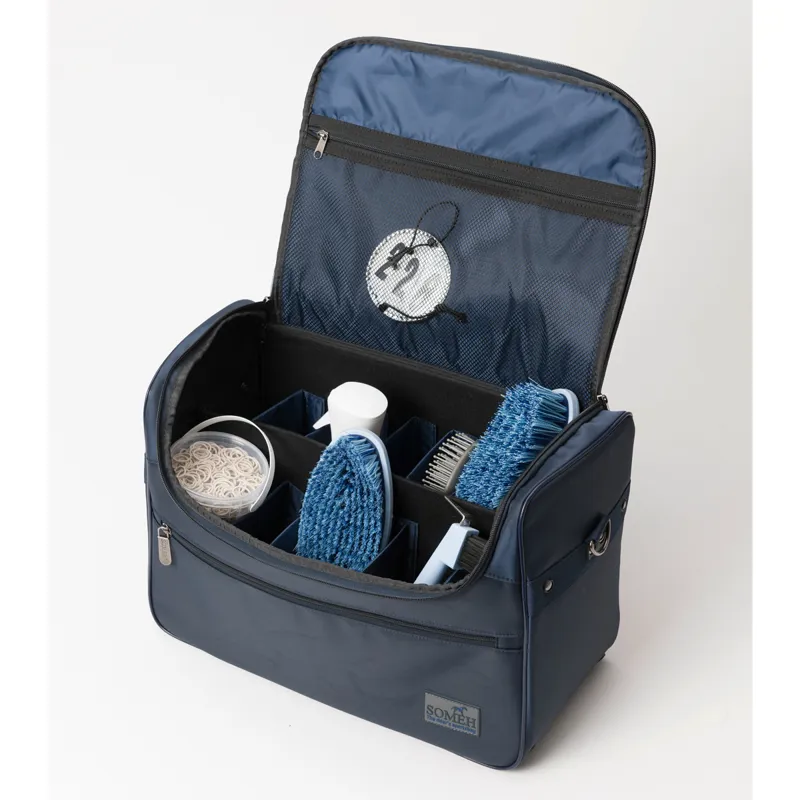 Someh Classic Grooming Bag - Equestrian Blue-2