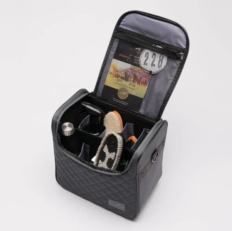 Someh Compact Grooming Bag - Equestrian Grey-1