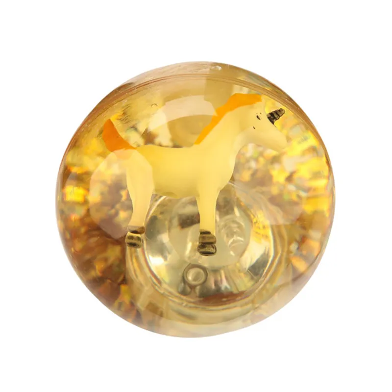 gold bouncy ball