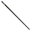 Spartan Fluted Show Cane - Black