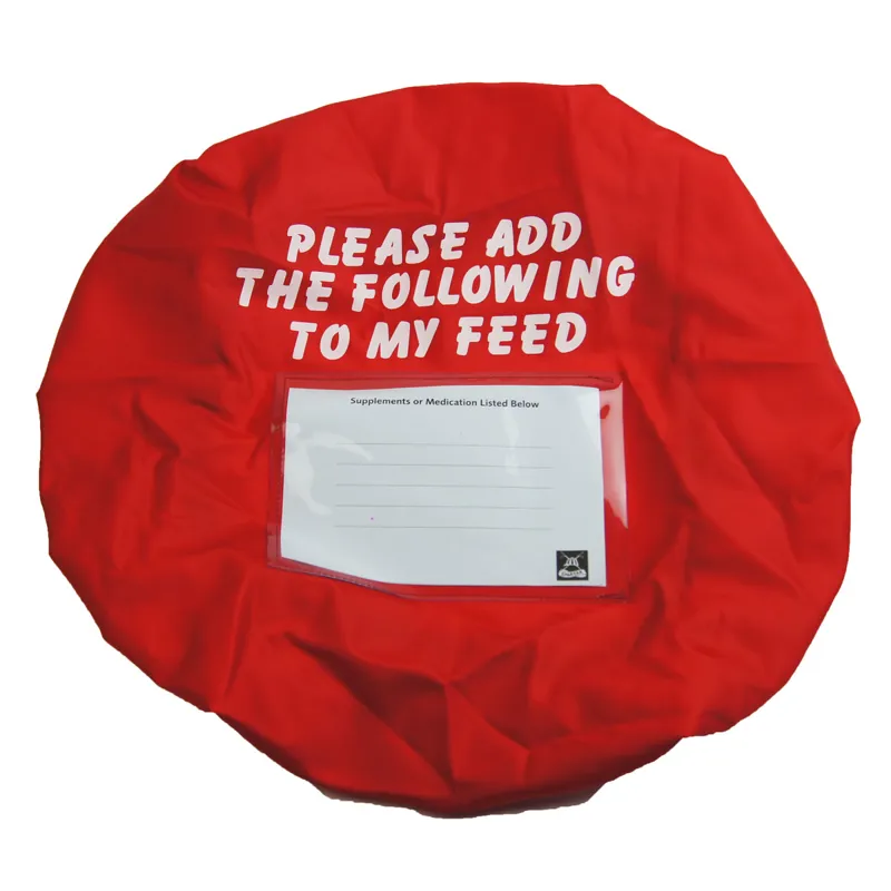 Spartan Feeding Instructions Bucket Cover Red