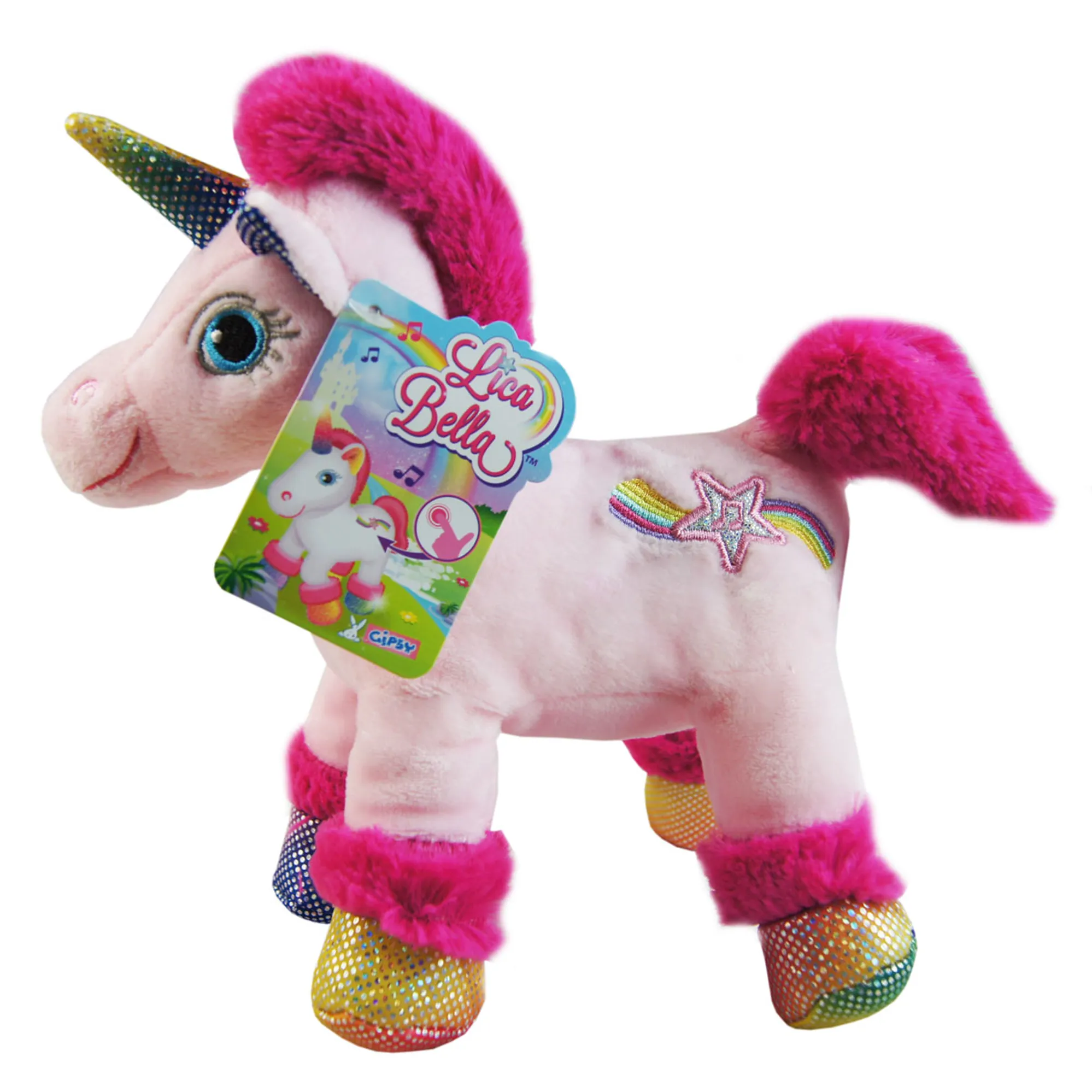 Gipsy Lica Bella Musical Unicorn Toy Pink/Rose1