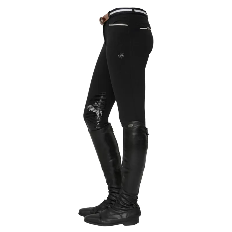 Spooks Ricarda Knee Grip Ladies Breeches - Black