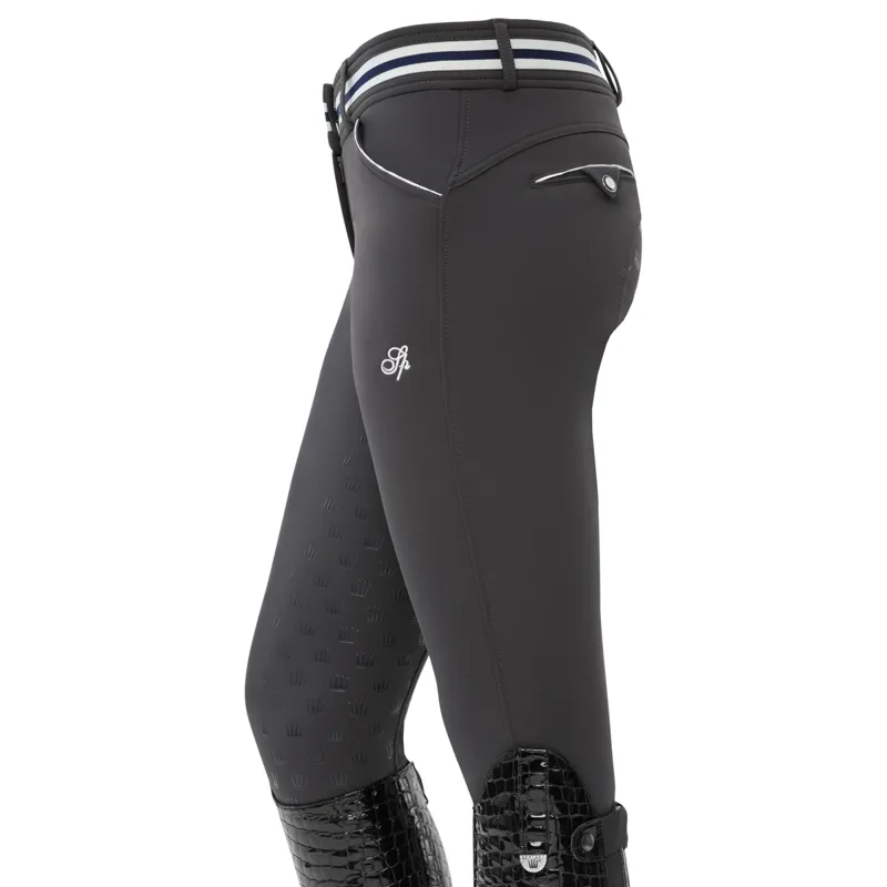 Spooks Fiona Thermo Full Grip Ladies Winter Breeches - Dark Grey