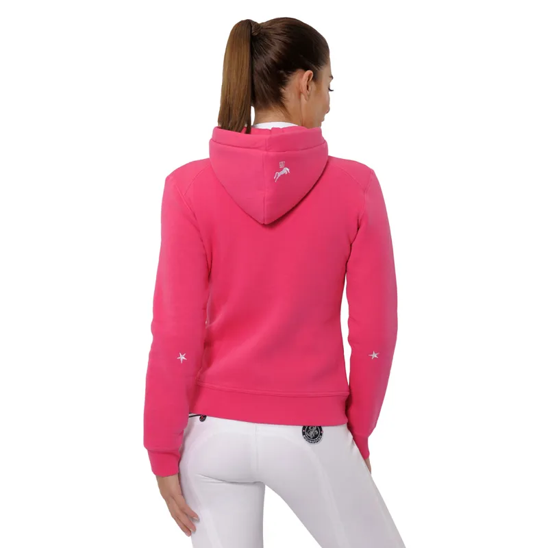 Spooks Roxy Ladies Zipped Hoodie - Pink-1