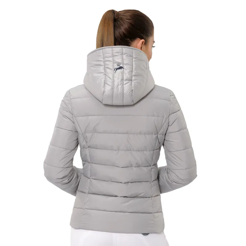 Spooks Penny Ladies Padded Jacket - Light Grey-1
