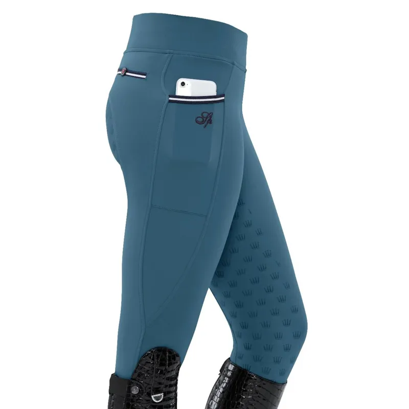 Blue riding tights Clearance