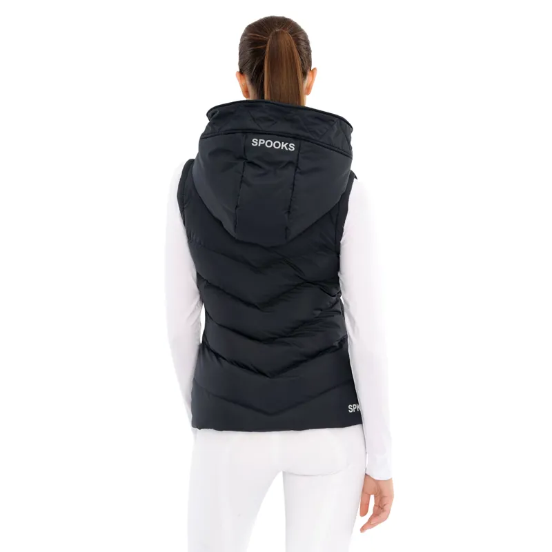 Spooks Elanie Ladies 2in1 Quilted Gilet Jacket Navy