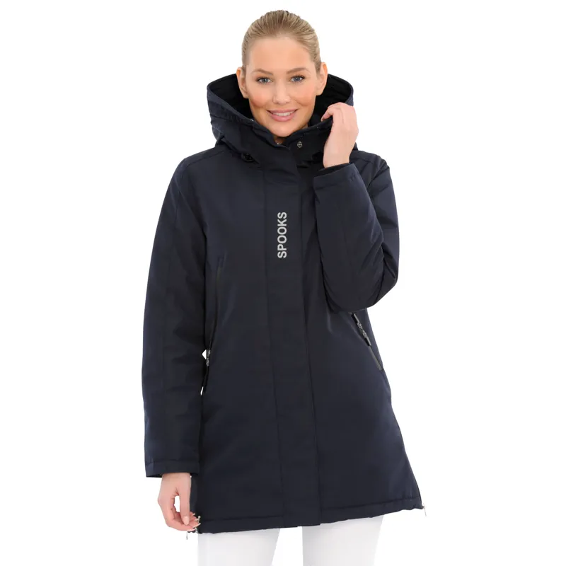 Spooks Evaa Ladies Long Jacket - Navy