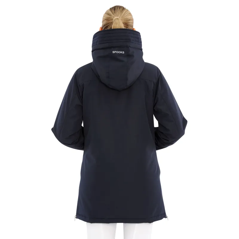 Spooks Evaa Ladies Long Jacket - Navy-1