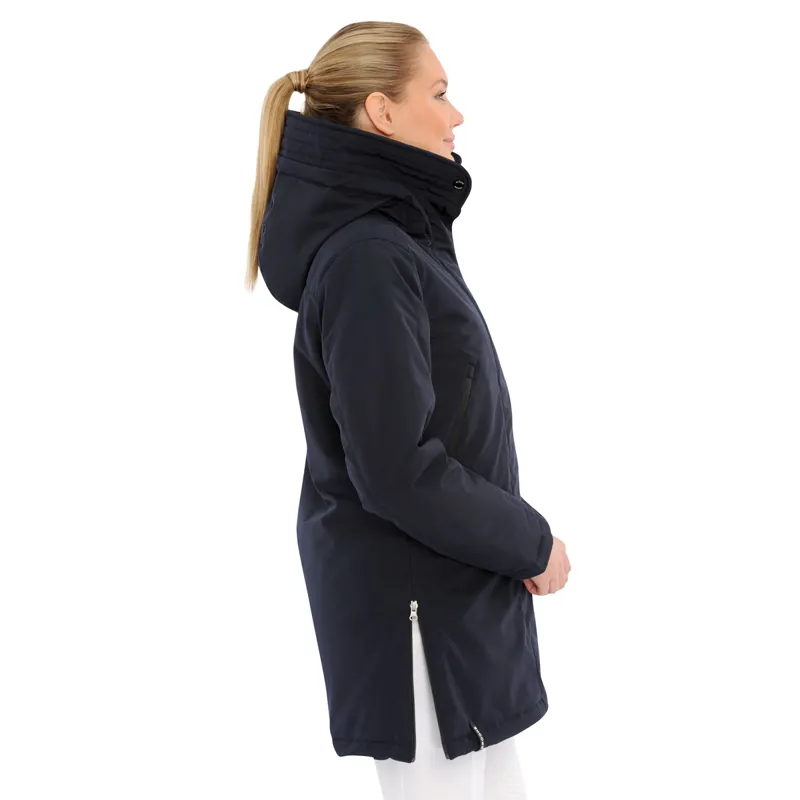 Spooks Evaa Ladies Long Jacket - Navy-2