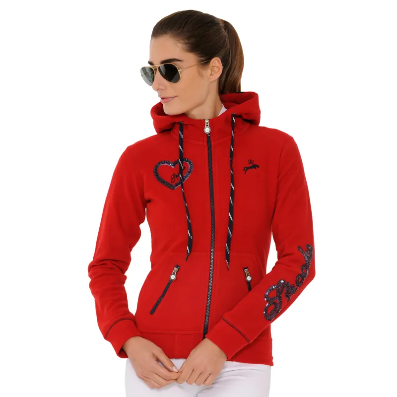 ladies fleece hoodie