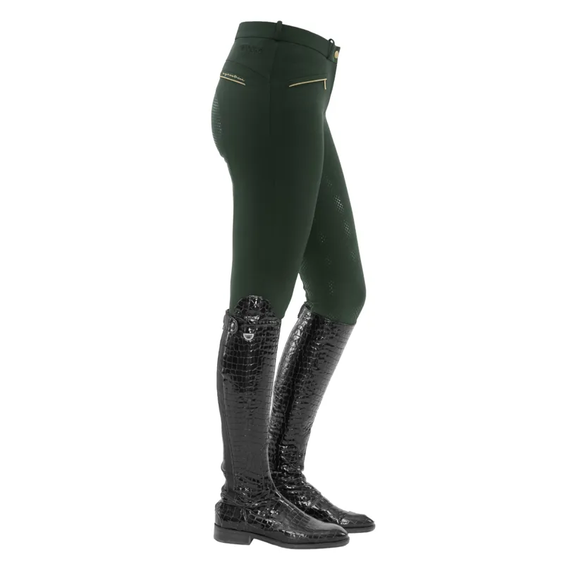 Spooks Annber Full Grip Ladies Breeches - Dark Forest-3
