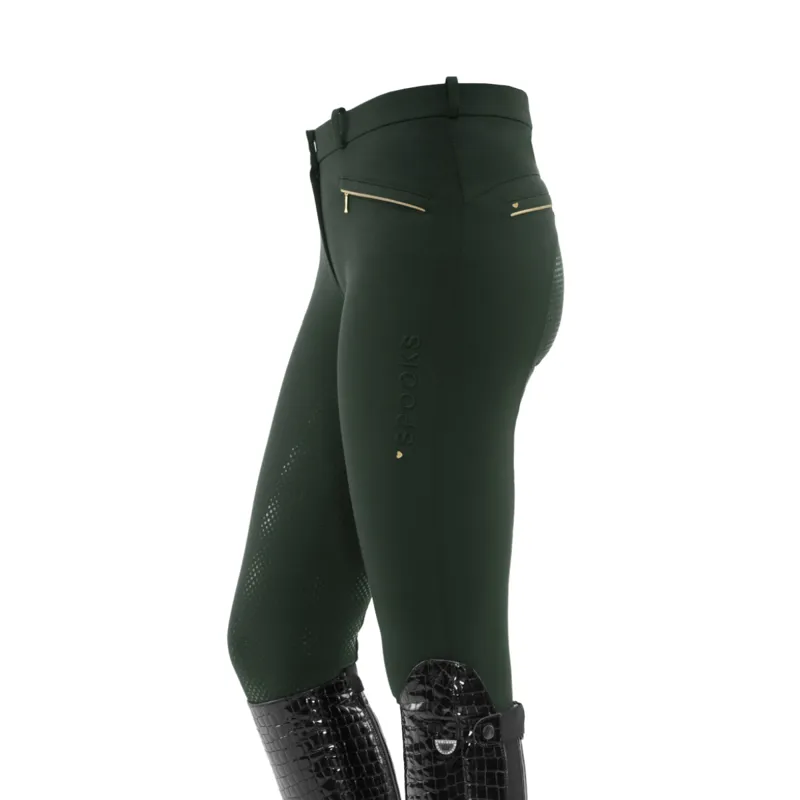Spooks Annber Full Grip Ladies Breeches - Dark Forest