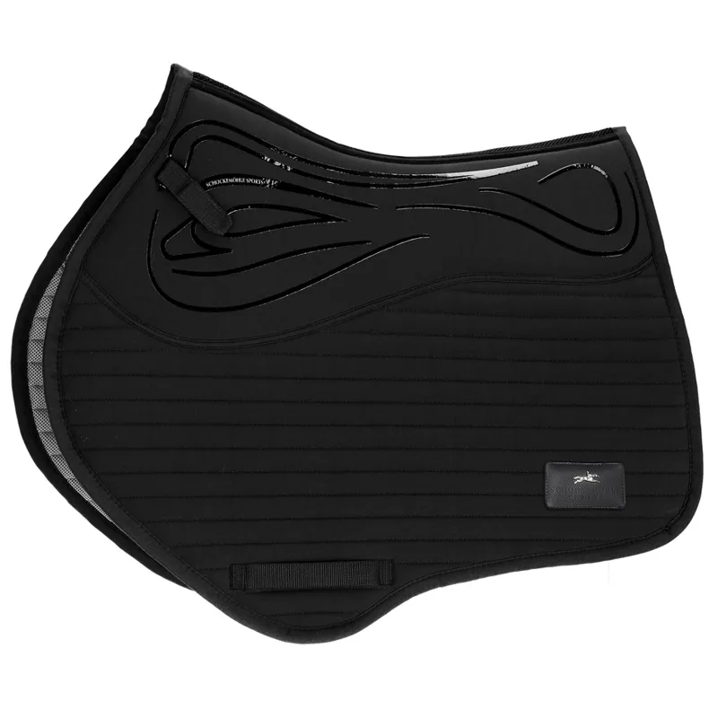 Schockemohle Air Sporty Jump Saddlecloth - Cool Black
