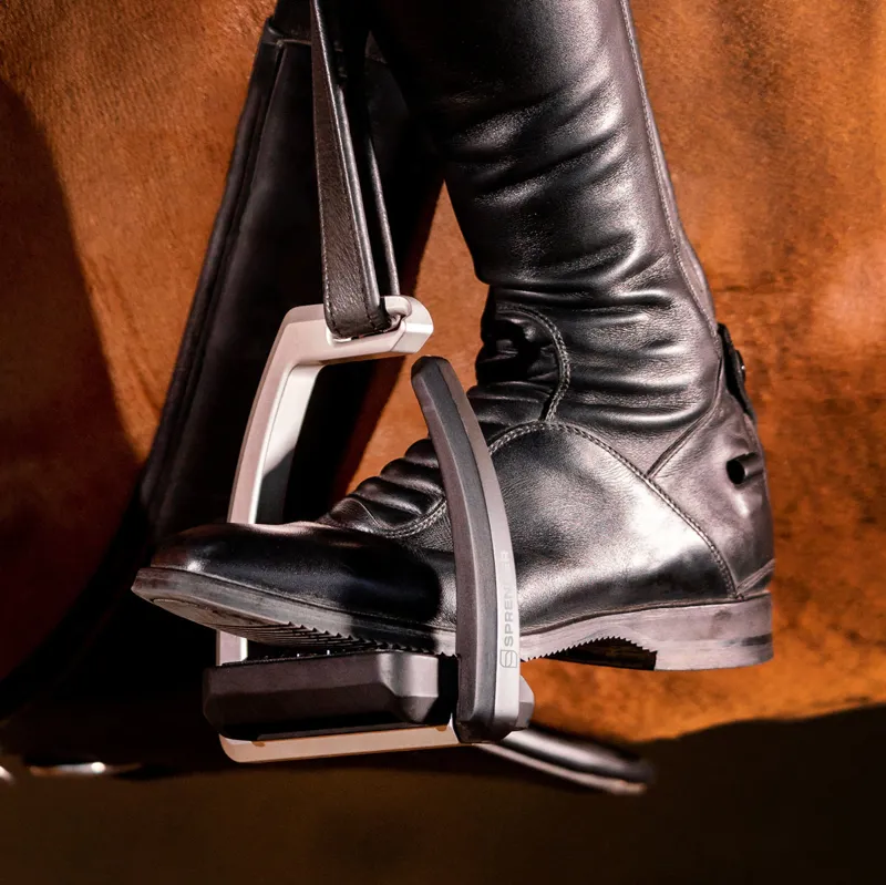 Sprenger AERO Stirrups with Spikes - Silver-2