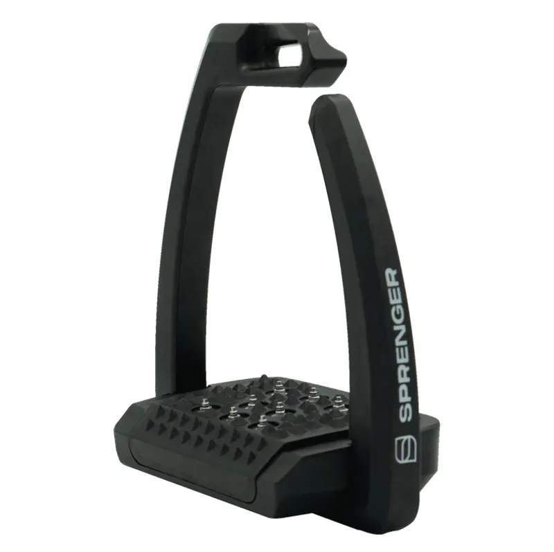 Sprenger AERO Stirrups with Spikes - Black