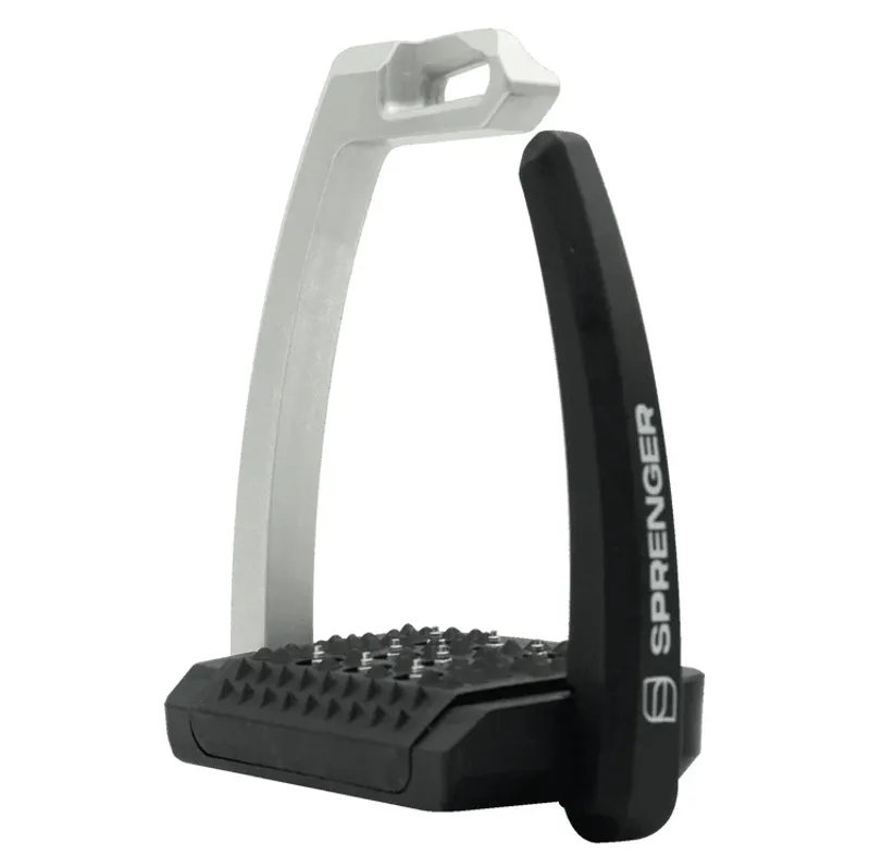 Sprenger AERO Stirrups with Spikes - Silver