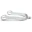 Tech Stirrups Verona Short Spurs - Silver