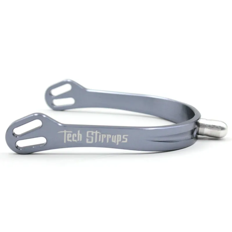 Tech Stirrups Verona Short Spurs - Titanium