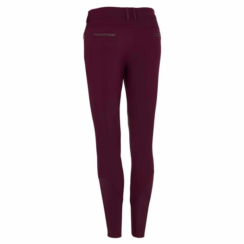 Samshield Adele Knee Grip Ladies Breeches - Plum-1
