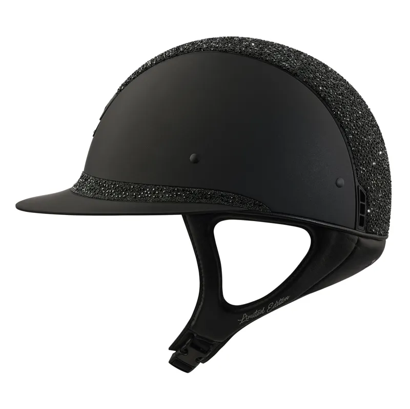 Samshield Miss Shield Shadowmatt Limited Edition Riding Hat - Black-2
