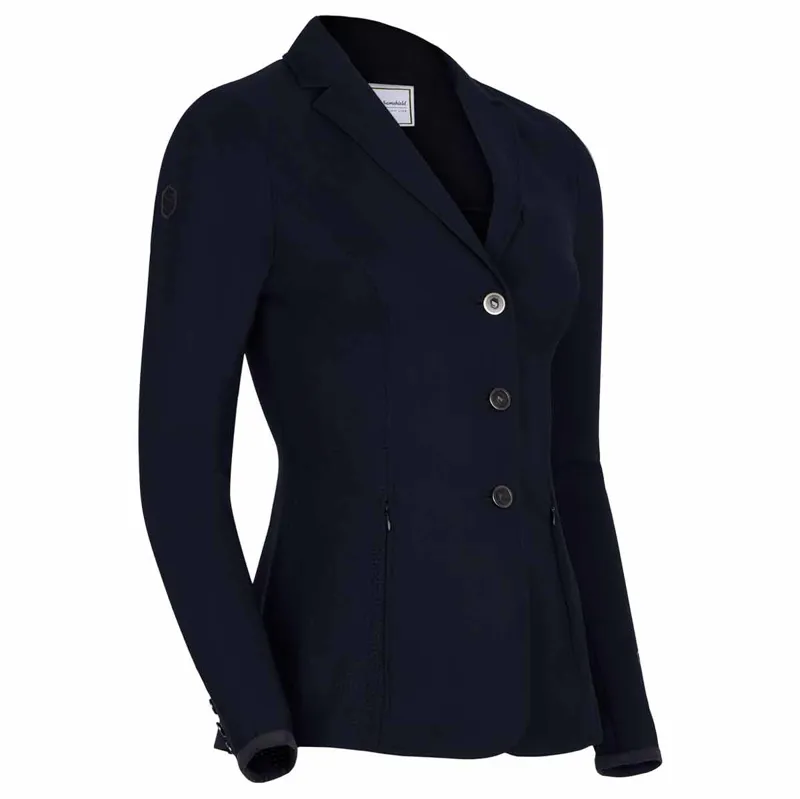 Ladies Competition Jacket Navy Zipped Soft Shell Show Jacket Navy