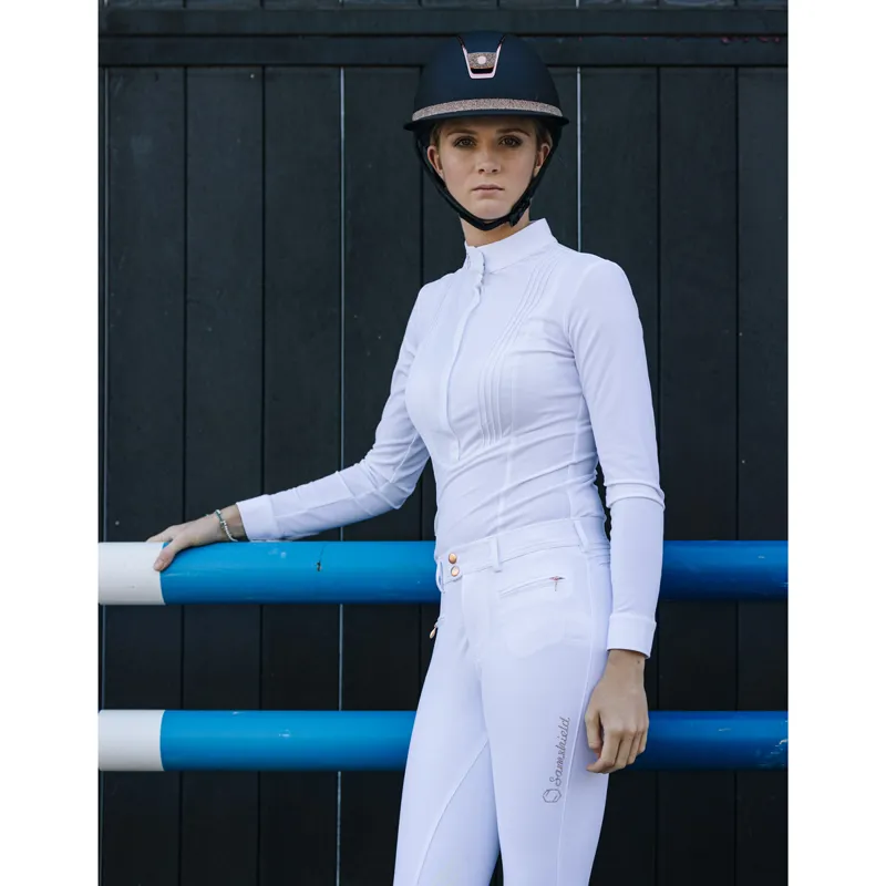Samshield Sophia Ladies Competition Shirt - White-3