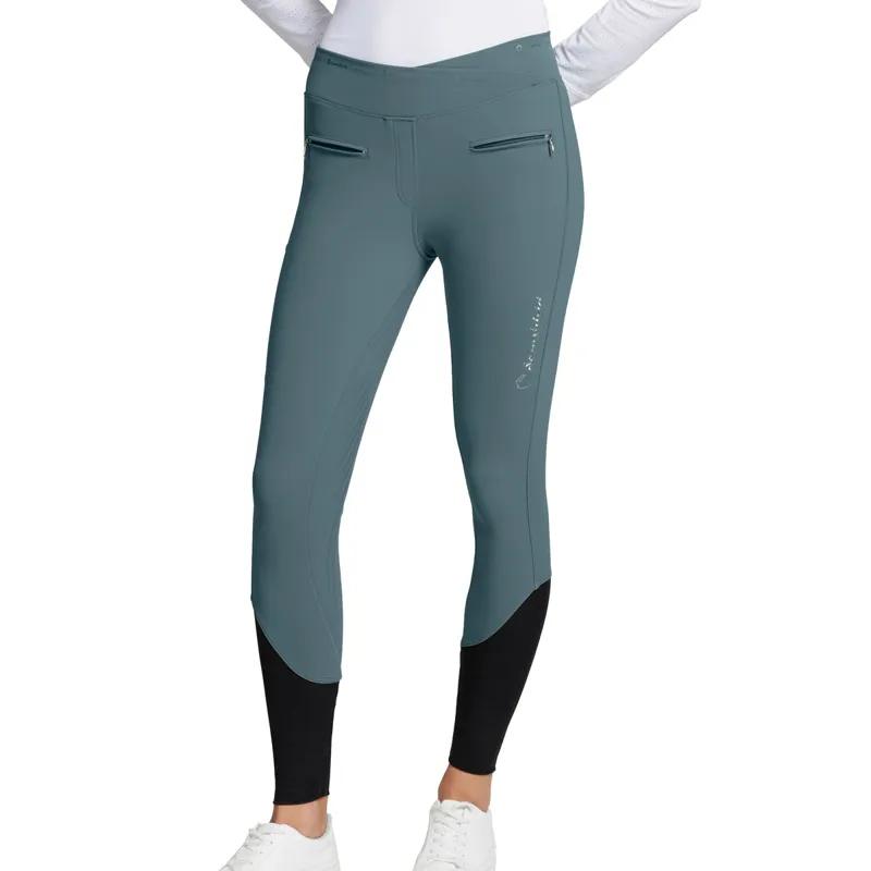 Samshield Alpha 24 Knee Grip Ladies Riding Tights - Stormy Sea