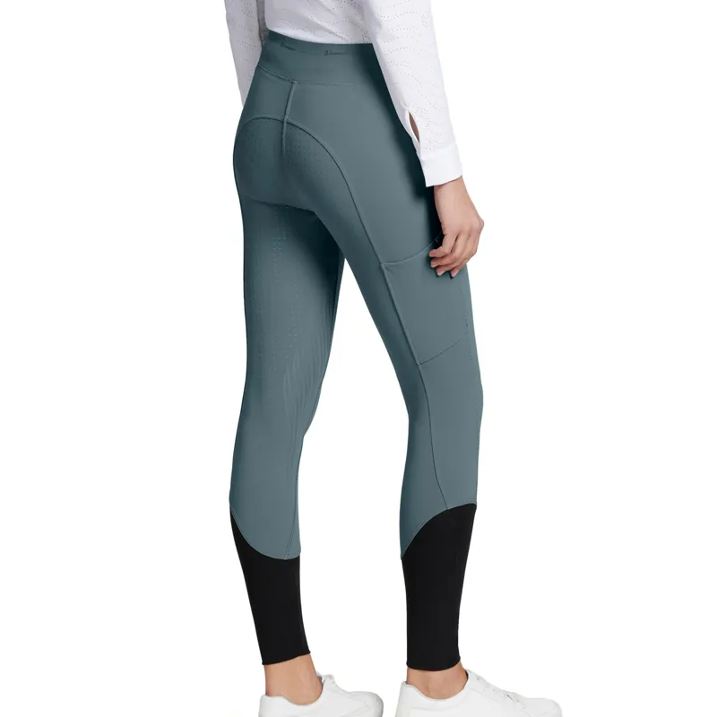 Samshield Alpha 24 Knee Grip Ladies Riding Tights - Stormy Sea-1