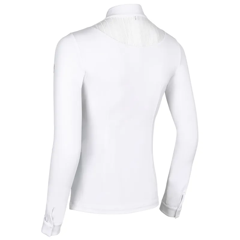Samshield Beatrice Long Sleeved Ladies Show Shirt - White-4