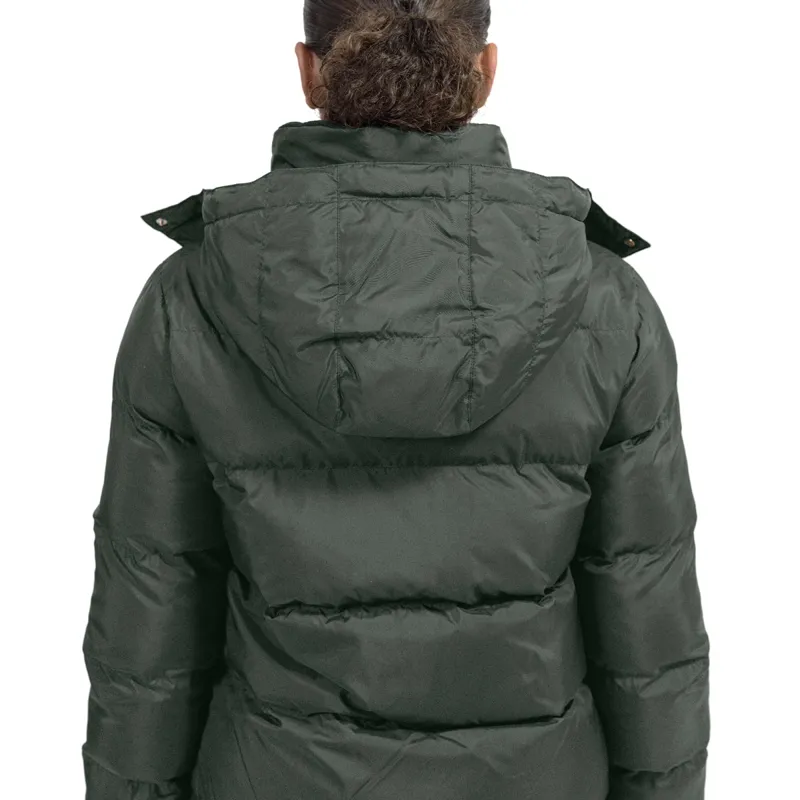 Samshield Billie Ladies Quilted Bomber Jacket - Dark Forest/Champagne -1