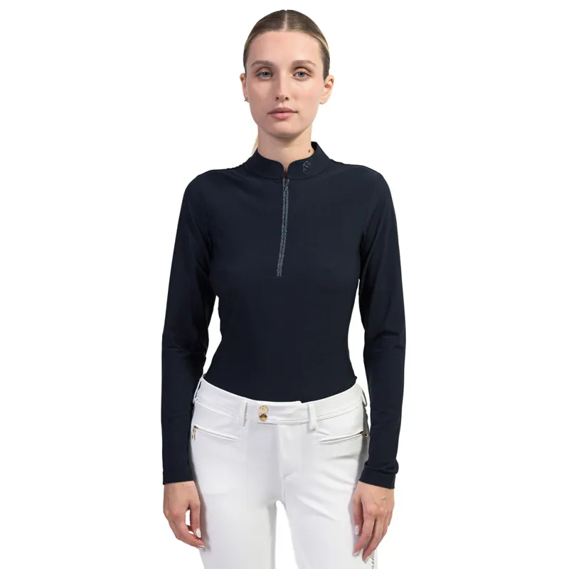 Samshield Brunella Long Sleeve Ladies Training Top Navy