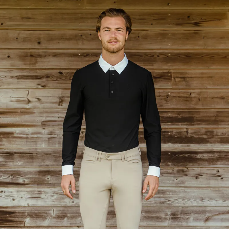 Samshield Christophe Long Sleeve Mens Competition Shirt - Dark Shadow-3