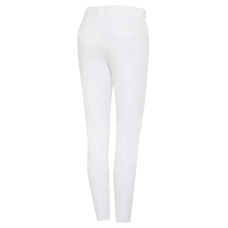 Samshield Clara Holographic Full Grip Ladies Breeches - White-1