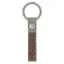 Samshield Crystal Fabric Keyring - Grey/Pink