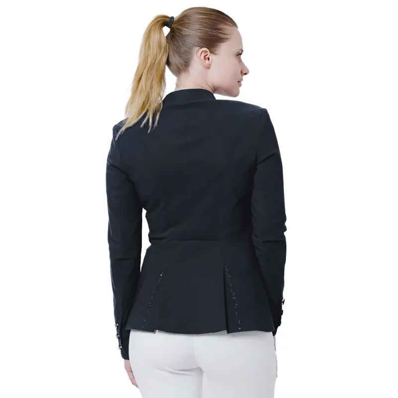 Samshield Louisa Crystal Leaf Ladies Competition Jacket - Navy -1